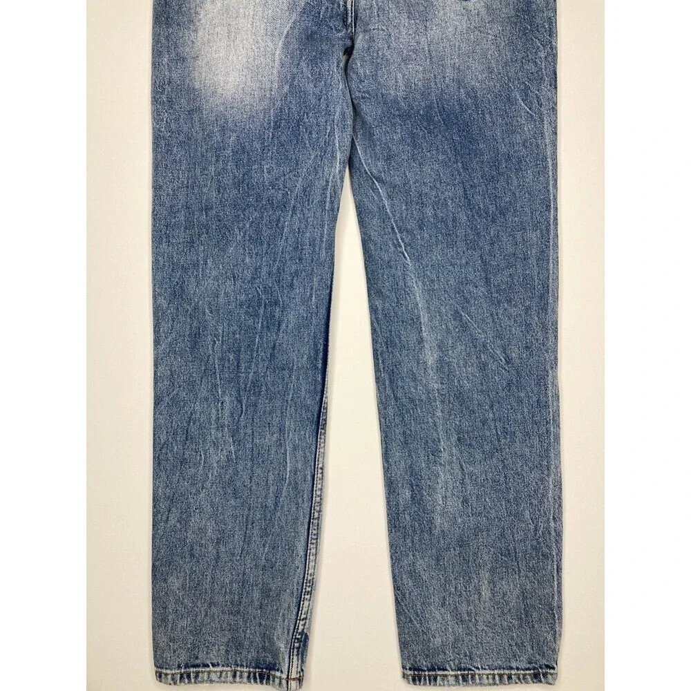 We the Free Jeans Women Size 24 Straight Leg Distressed‎ High Waist Regular Wash
